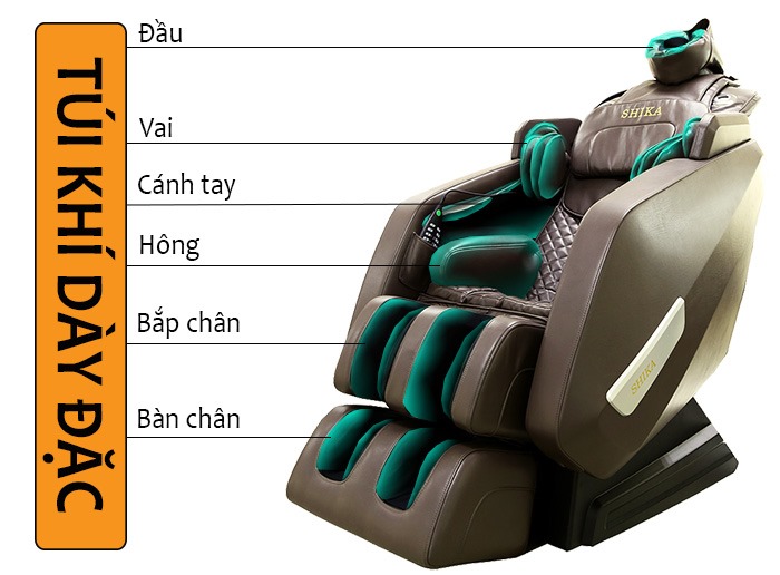 Ghế massage cao cấp Shika SK-116