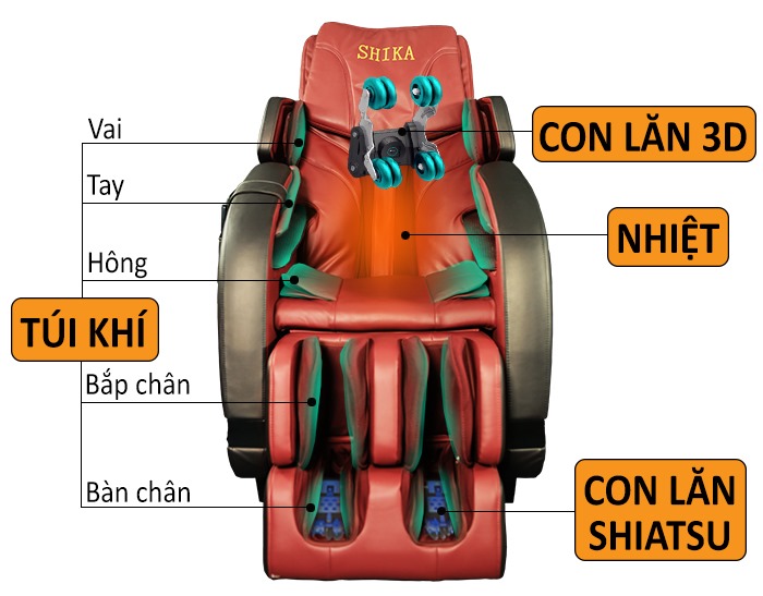 Ghế Massage Shika SK-8928