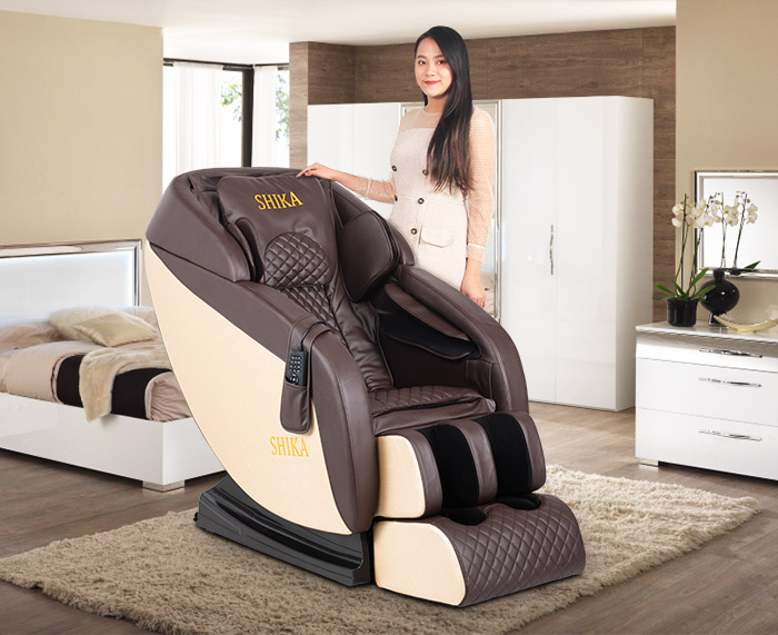 Ghế massage toàn thân 3D+ cao cấp Shika SK-212