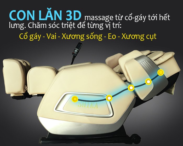 Ghế Massage Toàn Thân Shika SK-8908