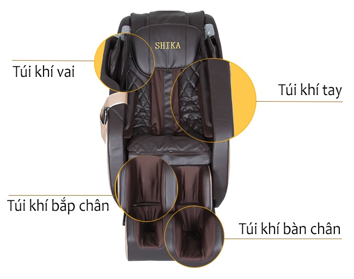 Ghế Mát Xa 3D Shika SK-8919