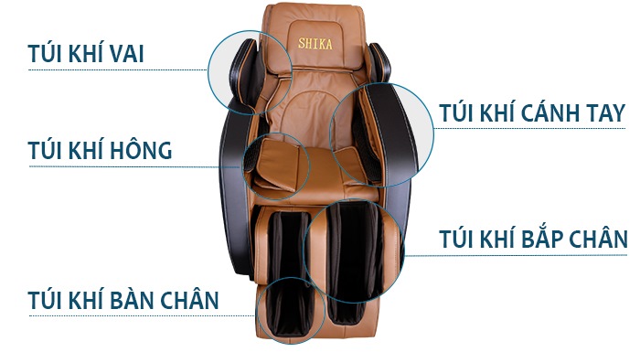 Ghế Matxa Toàn Thân Shika SK-8924